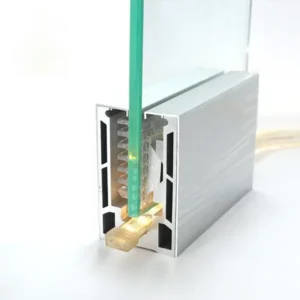 led lighted glass railing display